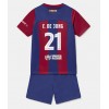 Barcelona Frenkie de Jong #21 Heimtrikot 2023-24 Kurzarm (+ kurze hosen)